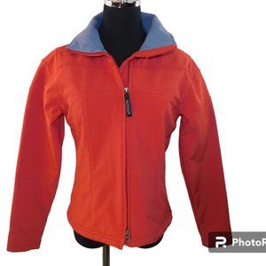 Athleta Red Zip Up Jacket Size Small